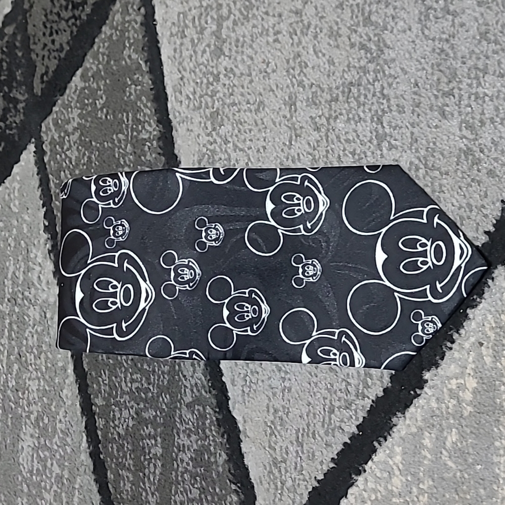 VINTAGE Disney Mickey Mouse Silk By Balancine Dress Tie